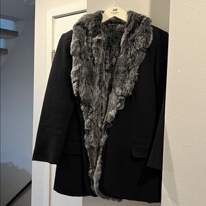 Elizabeth & James Fur Lined Jacket/Vest